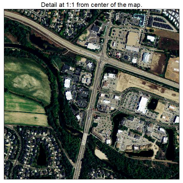 Eagle, Idaho aerial imagery detail