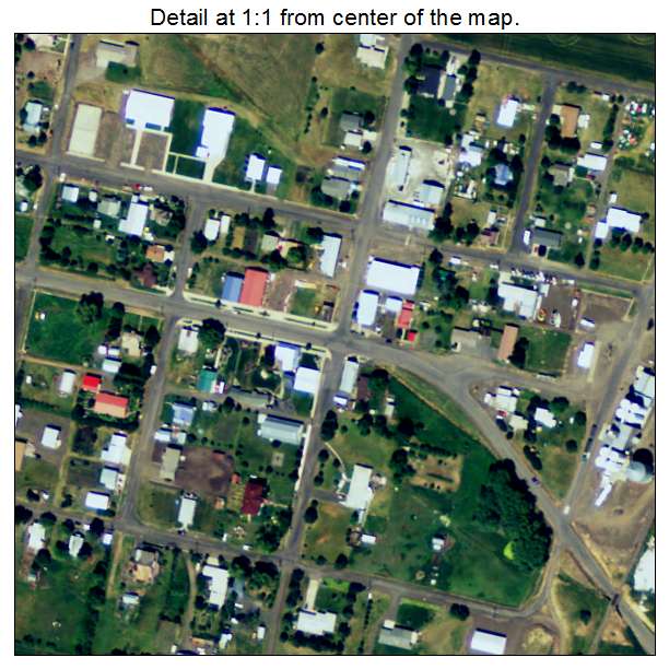 Ferdinand, Idaho aerial imagery detail