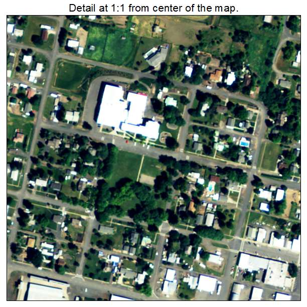 Genesee, Idaho aerial imagery detail