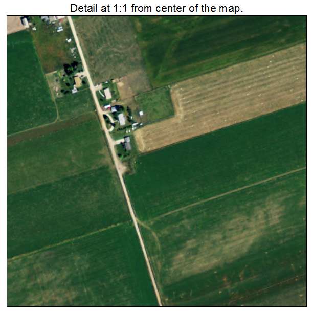 Georgetown, Idaho aerial imagery detail