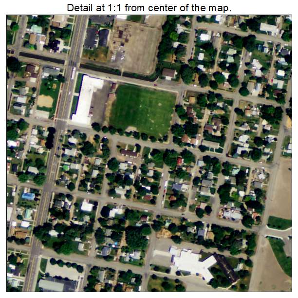 Gooding, Idaho aerial imagery detail