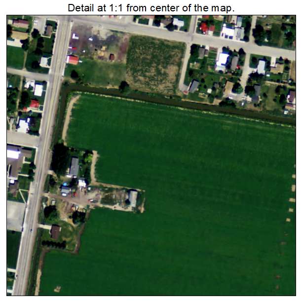 Grace, Idaho aerial imagery detail