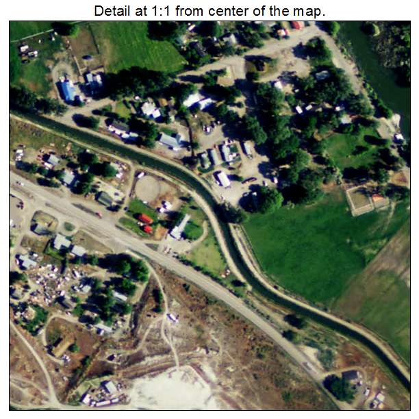 Grand View, Idaho aerial imagery detail