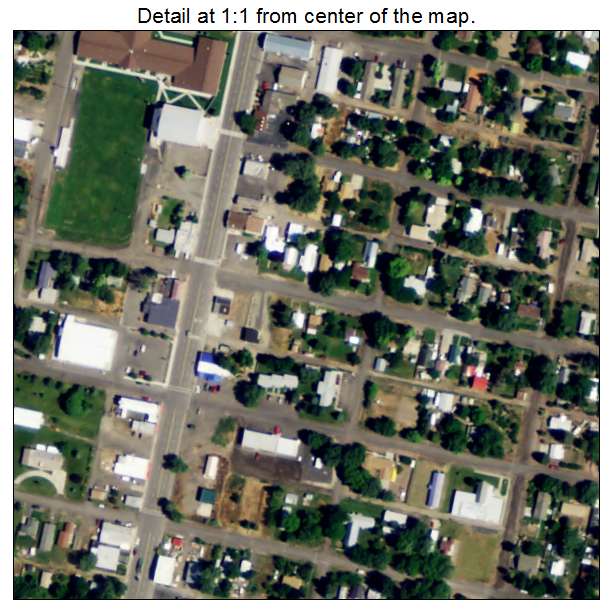 Hagerman, Idaho aerial imagery detail