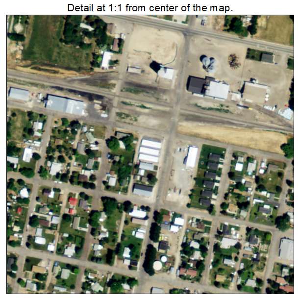 Hansen, Idaho aerial imagery detail