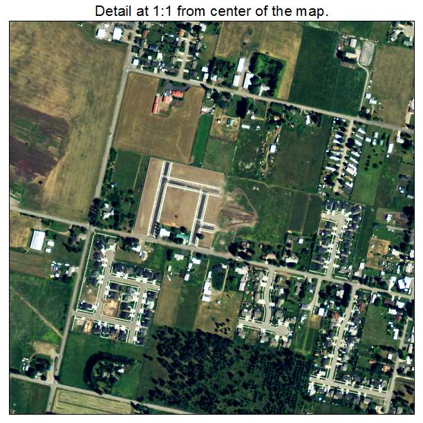 Hayden, Idaho aerial imagery detail