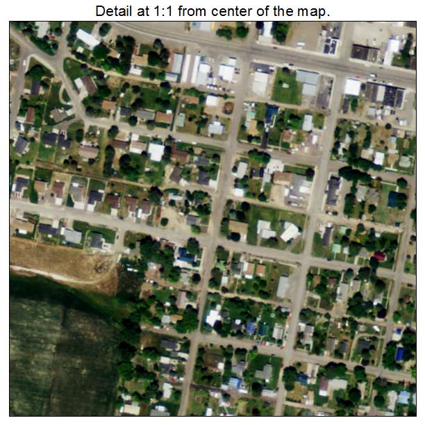 Hazelton, Idaho aerial imagery detail