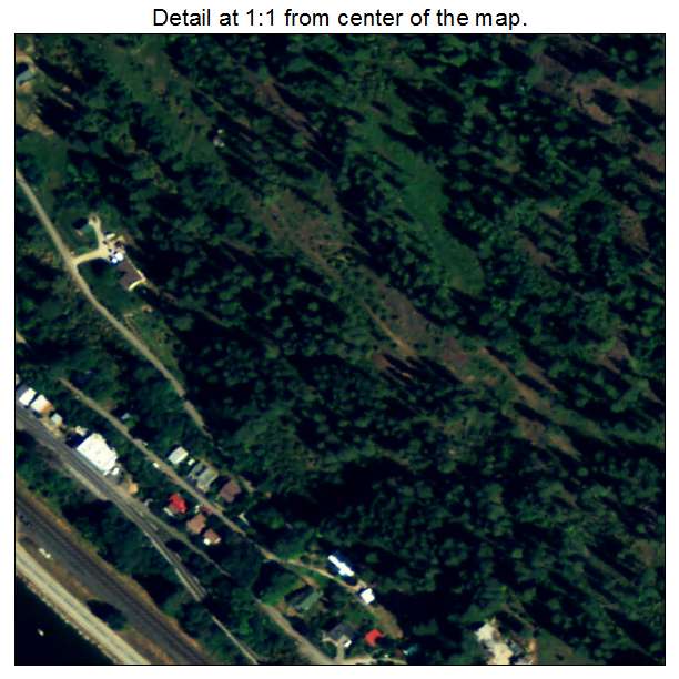 Hope, Idaho aerial imagery detail