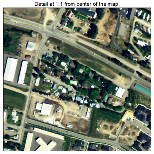 Huetter, Idaho aerial imagery detail