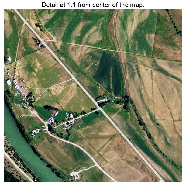 Irwin, Idaho aerial imagery detail