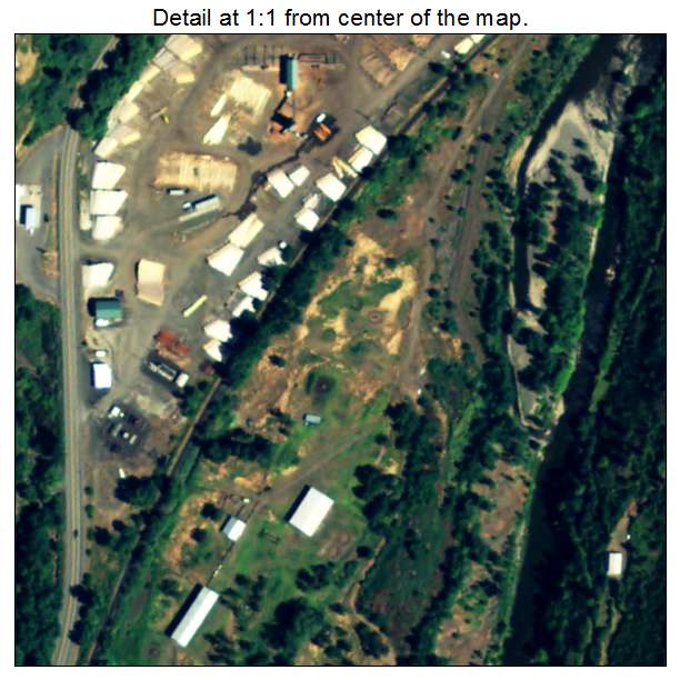 Juliaetta, Idaho aerial imagery detail