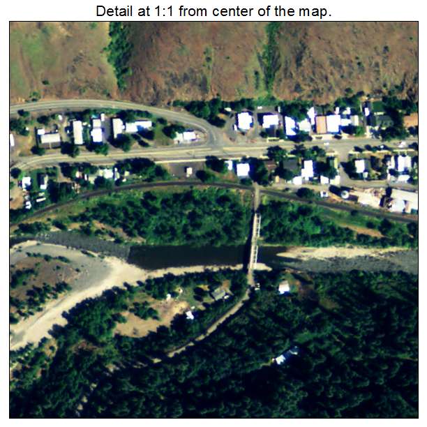 Kendrick, Idaho aerial imagery detail