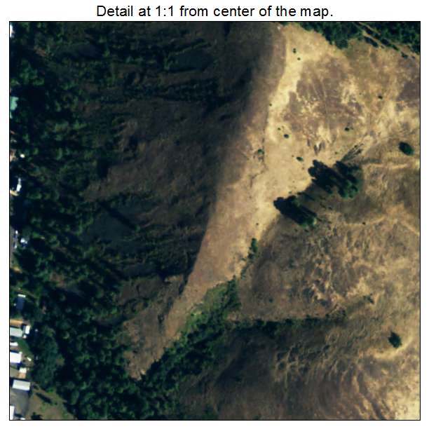 Kooskia, Idaho aerial imagery detail