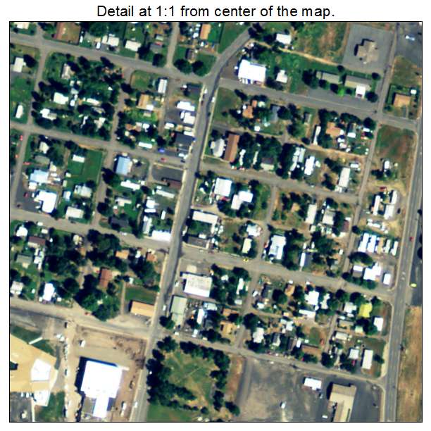 Lapwai, Idaho aerial imagery detail