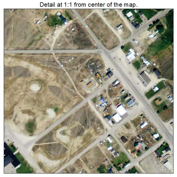 Leadore, Idaho aerial imagery detail