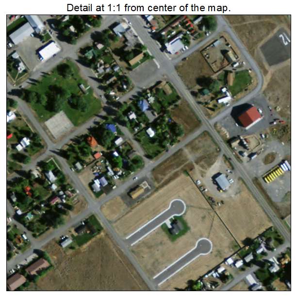 Mackay, Idaho aerial imagery detail