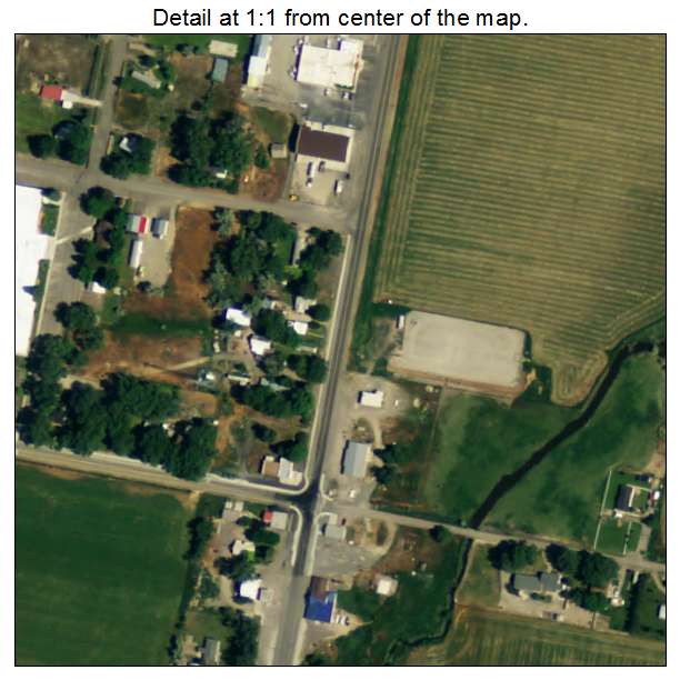Malta, Idaho aerial imagery detail