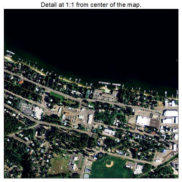 McCall, Idaho aerial imagery detail