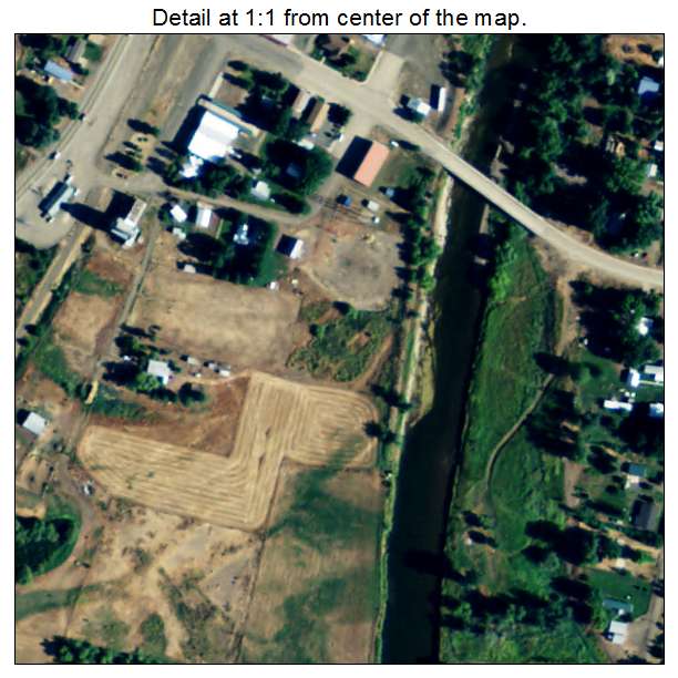 Midvale, Idaho aerial imagery detail