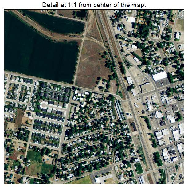 Mountain Home, Idaho aerial imagery detail
