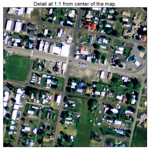 New Meadows, Idaho aerial imagery detail
