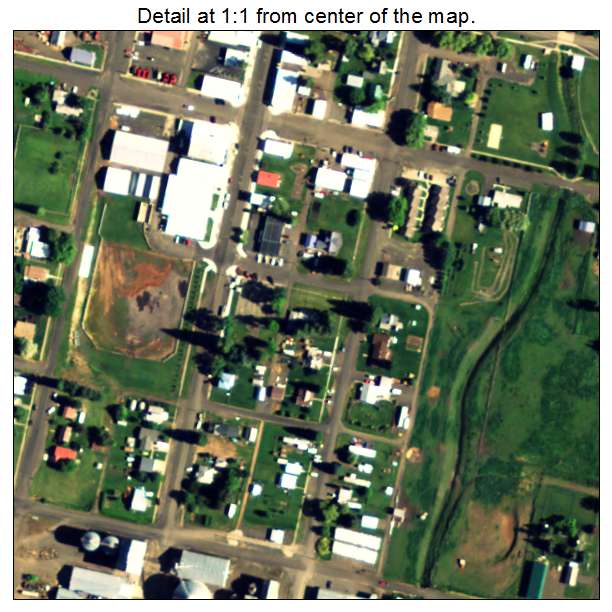Nezperce, Idaho aerial imagery detail