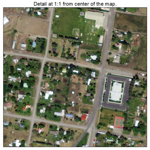 Parker, Idaho aerial imagery detail