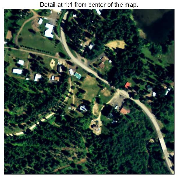 Parkline, Idaho aerial imagery detail