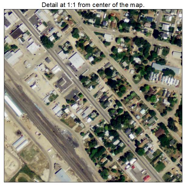 Parma, Idaho aerial imagery detail