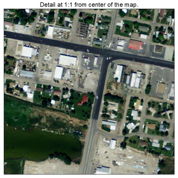 Paul, Idaho aerial imagery detail