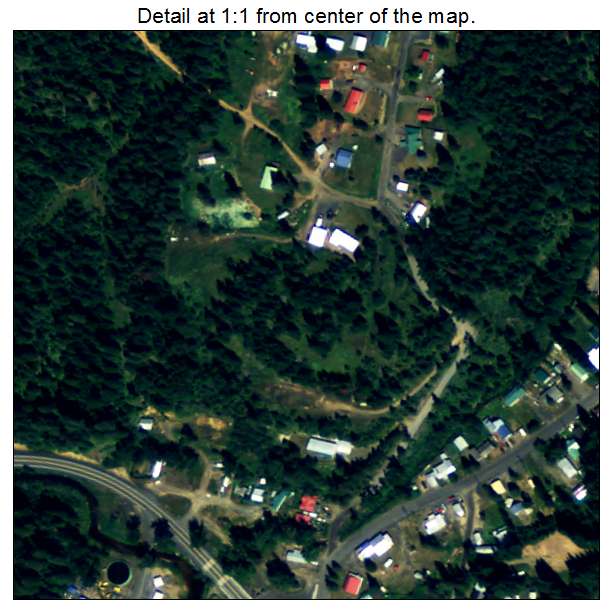 Pierce, Idaho aerial imagery detail