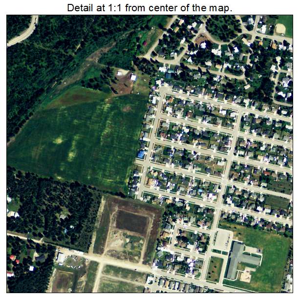 Rathdrum, Idaho aerial imagery detail
