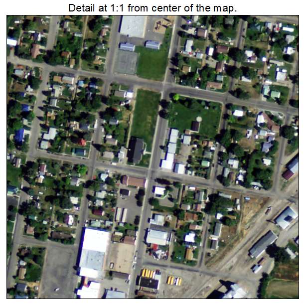 Ririe, Idaho aerial imagery detail