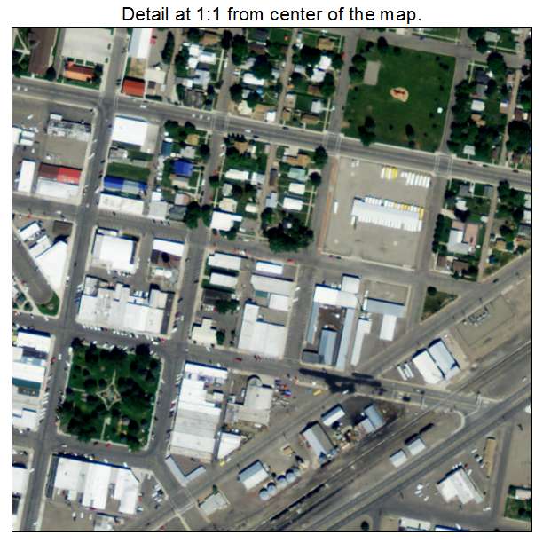 Rupert, Idaho aerial imagery detail