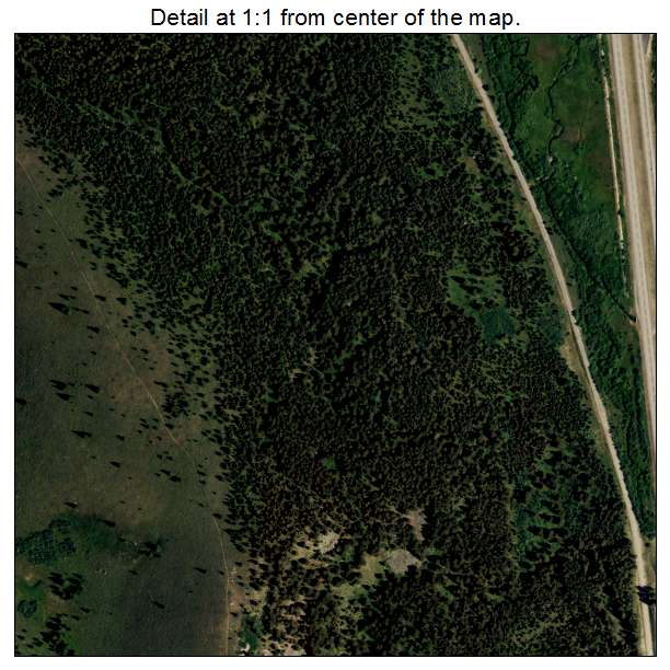 Spencer, Idaho aerial imagery detail