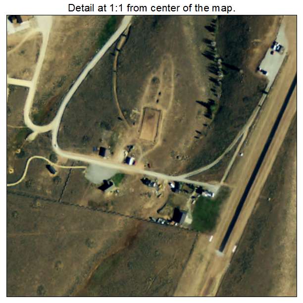 Stanley, Idaho aerial imagery detail