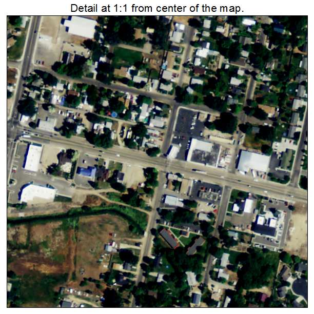 Star, Idaho aerial imagery detail