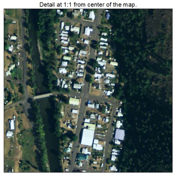 Stites, Idaho aerial imagery detail