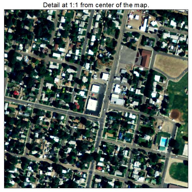 Weiser, Idaho aerial imagery detail
