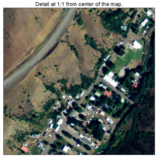 White Bird, Idaho aerial imagery detail