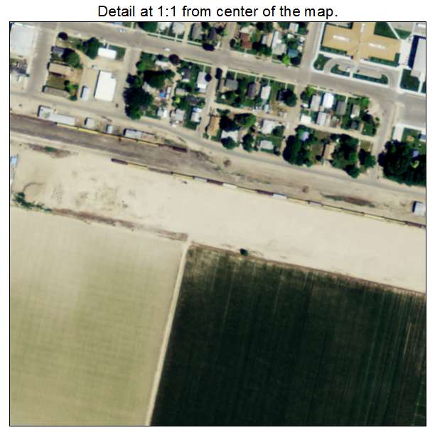 Wilder, Idaho aerial imagery detail