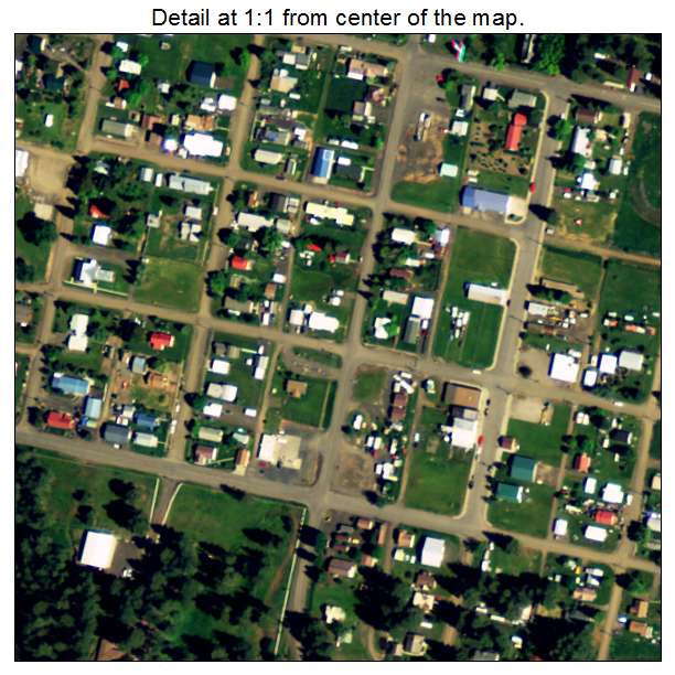 Winchester, Idaho aerial imagery detail