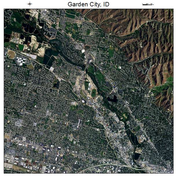 Garden City, ID air photo map