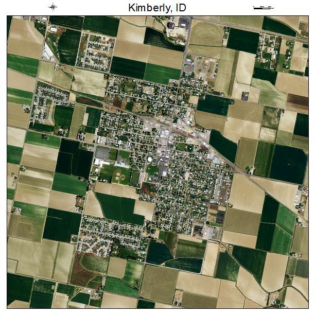 Kimberly, ID air photo map