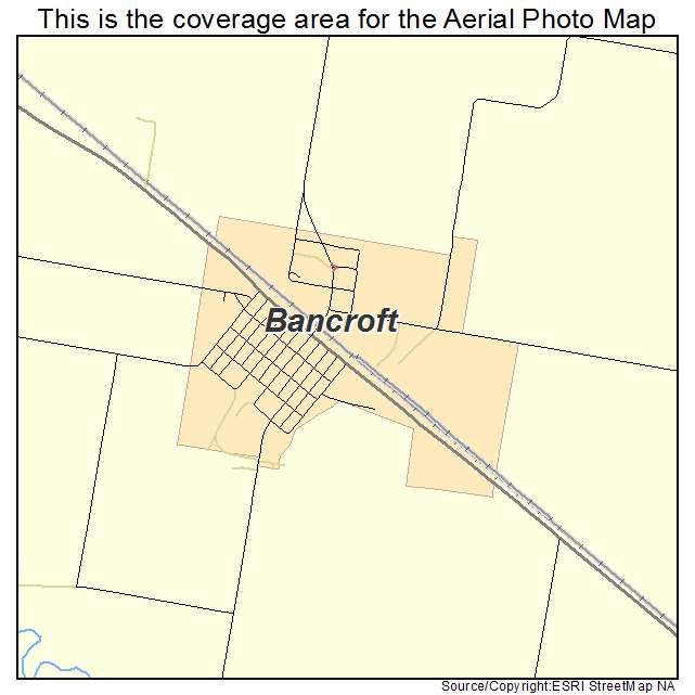 Bancroft, ID location map 