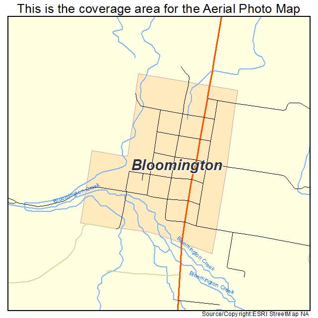 Bloomington, ID location map 