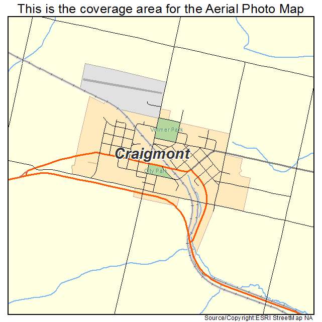 Craigmont, ID location map 