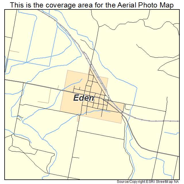 Eden, ID location map 