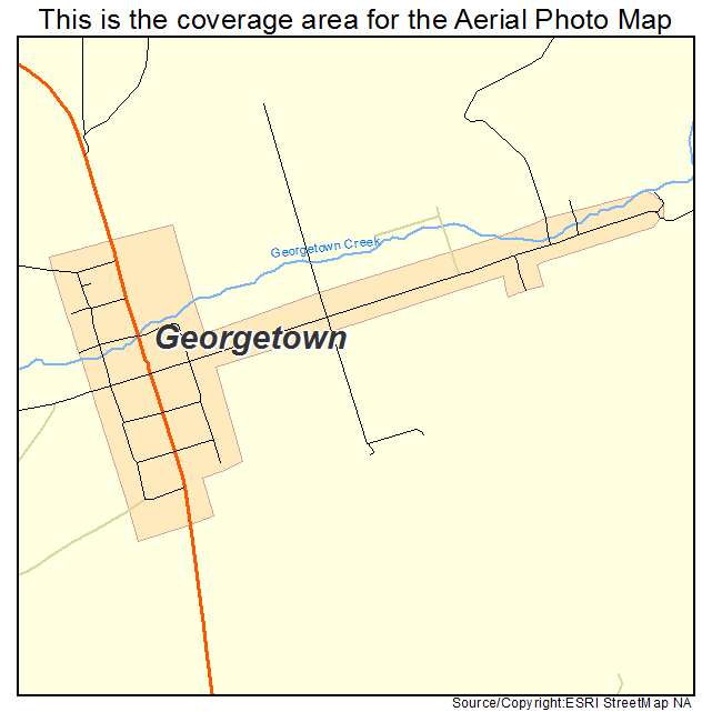 Georgetown, ID location map 