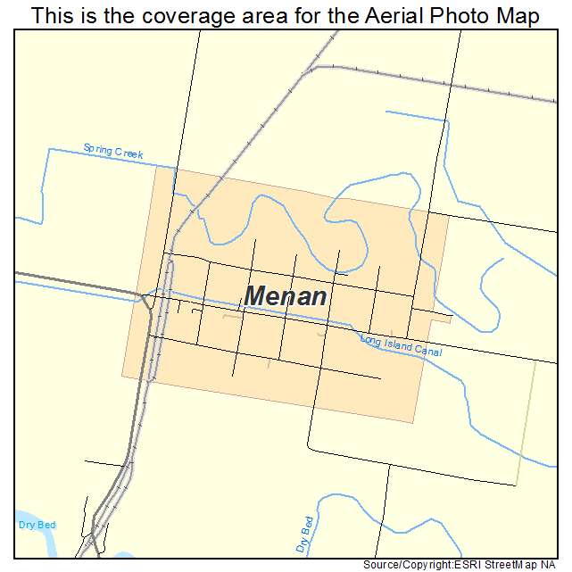 Menan, ID location map 